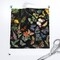 Butterfly House Moody Floral Moths On Black Spring Flower English Cottage Shabby Chic Flowers Core Custom Pre-pasted Wallpaper by Spoonflower Pre-Pasted Wallpaper 2FT Wide